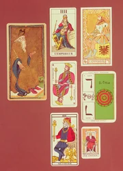 The Emperor, Seven Tarot Cards from Different Packs